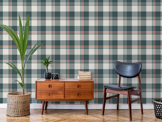 Brielle Black Chair and Large Plant