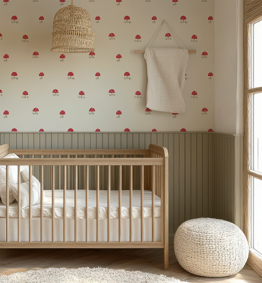 Edwin - Enchanted Mushroom Wallpaper