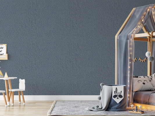 Sapphire Kid's Bedroom With Blue Navy Bed and Fairy Lights With White Small Table and Chairs copy