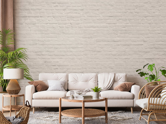 Zaina In Beige Sofa With Lots of Green Plants