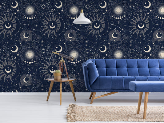 Athena Blue Sofa Telescope