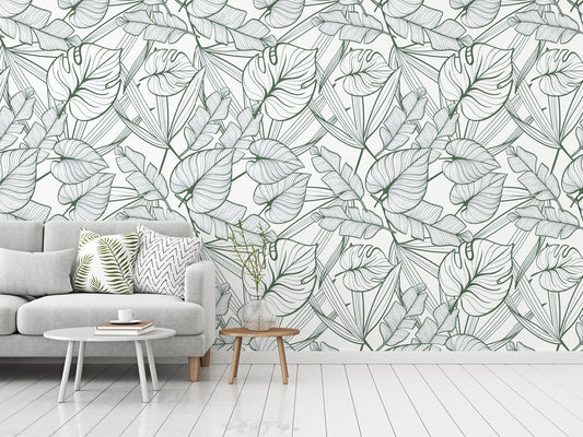 Juniper Grey Sofa Side Table Plant