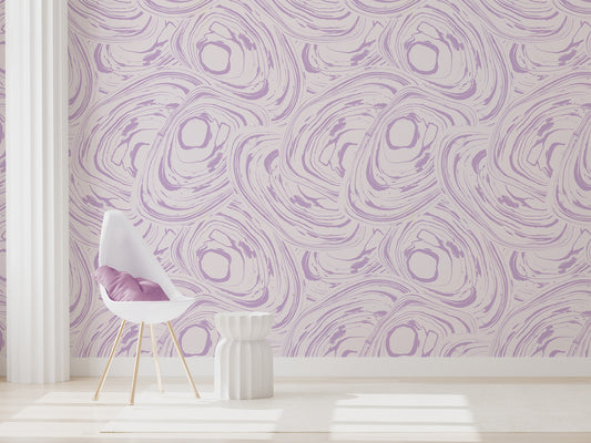 Keava Open Room Small White Chair and Table with White Pillar