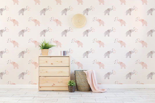 Nelly Wooden Cabinet and Green Plants