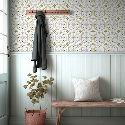 Sierra - Moroccan Tiles Inspired Wallpaper