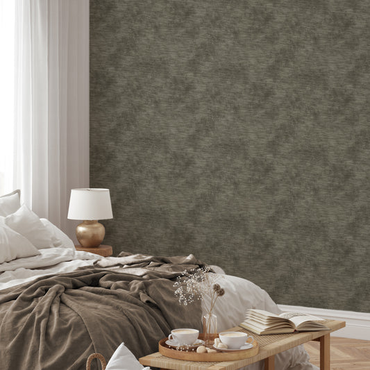 Chiffon in Neutral Bedroom with side table and lamp