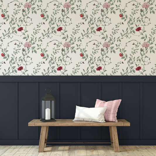 Rosalind - Trailing Roses Wallpaper