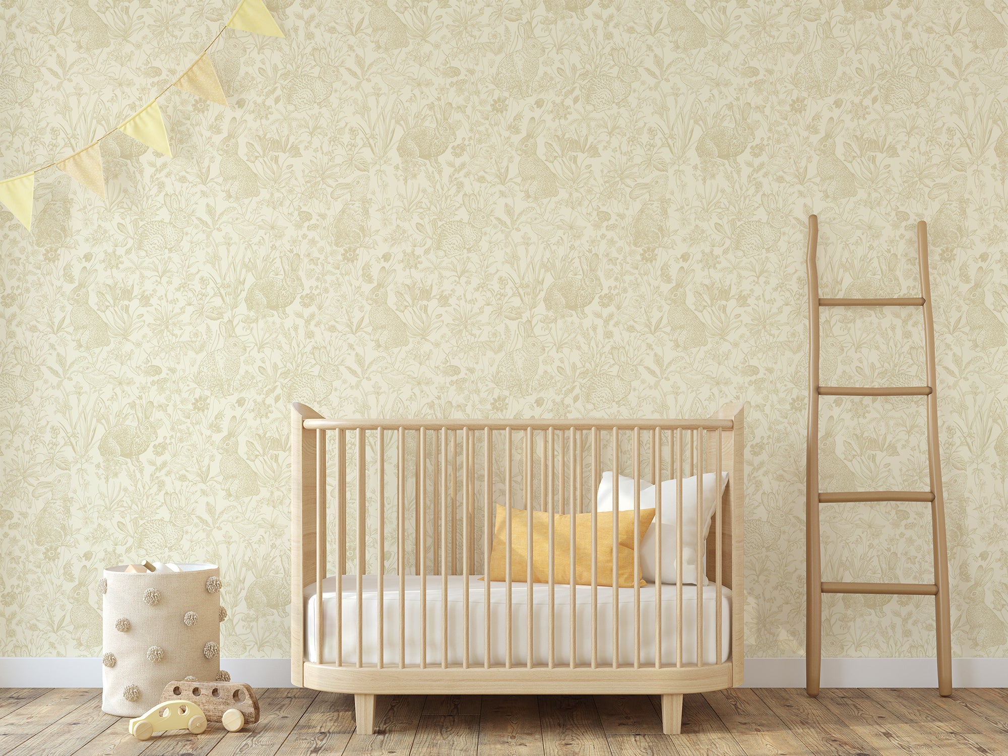 Baby wallpaper for nursery sales