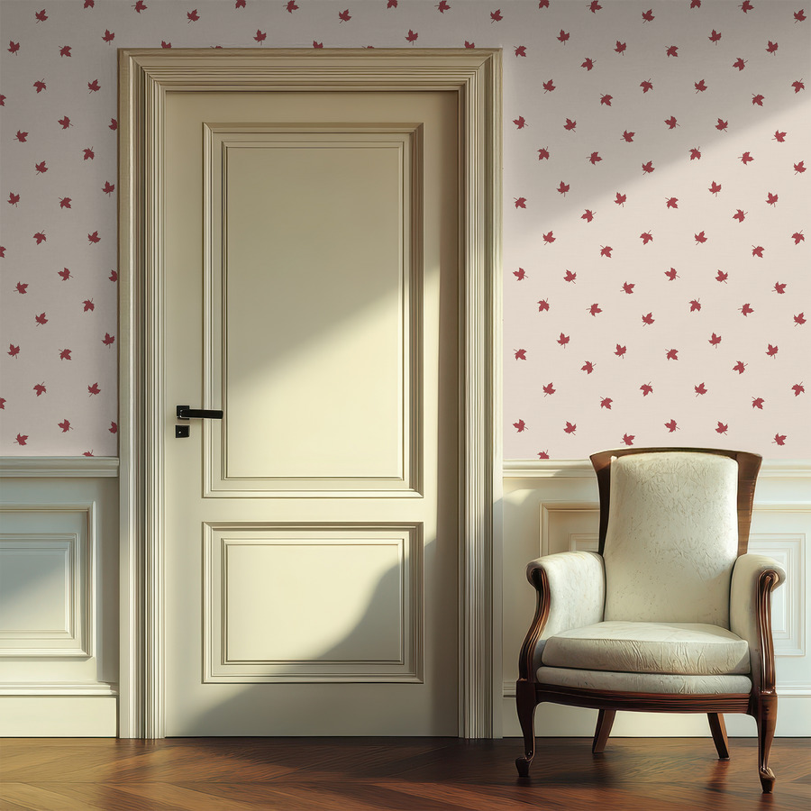 Maple - Maple Leaves Patterned Wallpaper